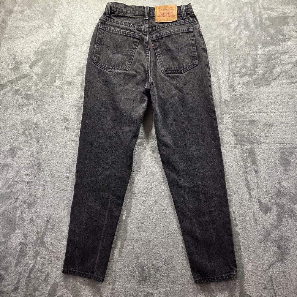Vintage Levis 512 Jeans Womens 9 Slim Fit Tapered High Waist Made USA 90s